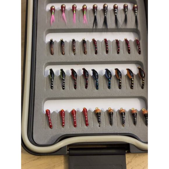 NEW BASSDASH Fly Fishing Flies Kit Assortment Trout Bass Fishing W/Box, 36 Pack - Picture 7 of 11